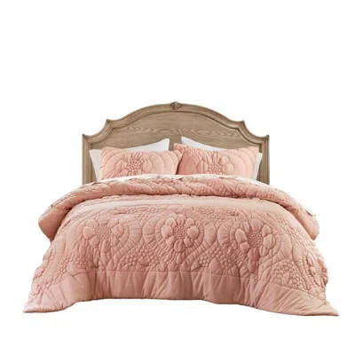 Ashley Madison Park Elise 2-piece Twin Comforter Set In Pink