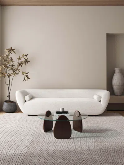 Ashley Manhattan Comfort Artesia Coffee Table In Brown