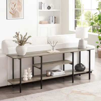 Ashley Manhattan Comfort Celine Console Table In White