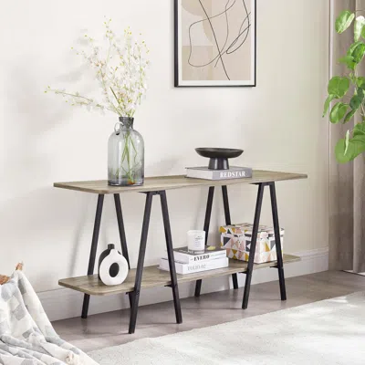 Ashley Manhattan Comfort Celine Solid Console Table In Multi