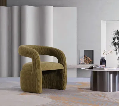 Ashley Manhattan Comfort Corvette Dining Chair In Olive Green