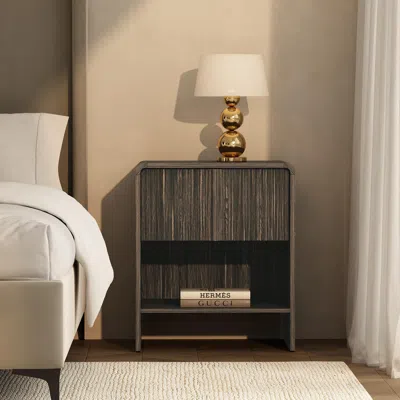 Ashley Manhattan Comfort Novara 22" 1 Drawer Nightstand In Multi