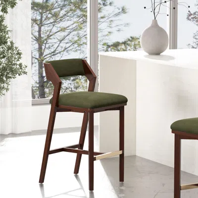 Ashley Manhattan Comfort Patricia Bar Height Stool In Gray