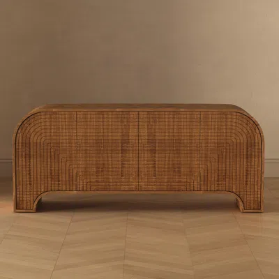 Ashley Manhattan Comfort Tressa Sideboard In Brown