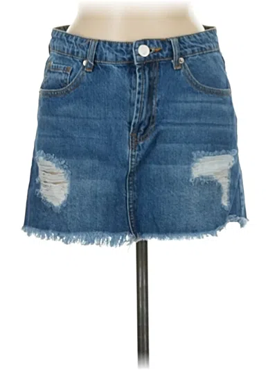 Pre-owned Ashley Mason Denim Skirt In Blue