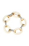 Ashley Mccormick 18k Yellow Gold And Sapphire Bracelet