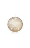 Ashley Mccormick 18k Yellow Gold Diamond Sand Dollar Pendant In White