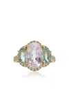 Ashley Mccormick 18k Yellow Gold Multi-stone Ring