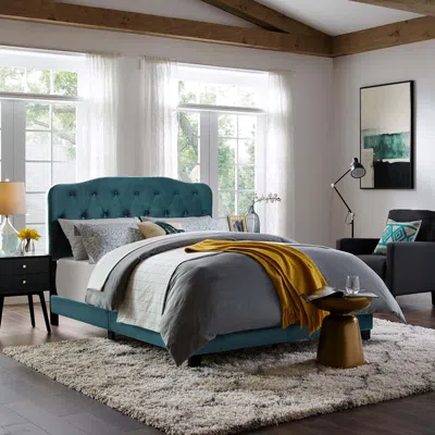 Ashley Modway Amelia Full Upholstered Bed In Blue
