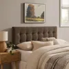 Ashley Modway Emily Upholstered Full Headboard In Brown