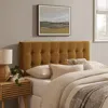 Ashley Modway Emily Upholstered Full Headboard In Gold