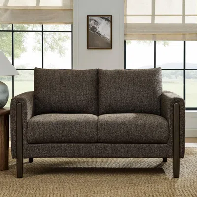 Ashley Modway Hawken Loveseat In Brown
