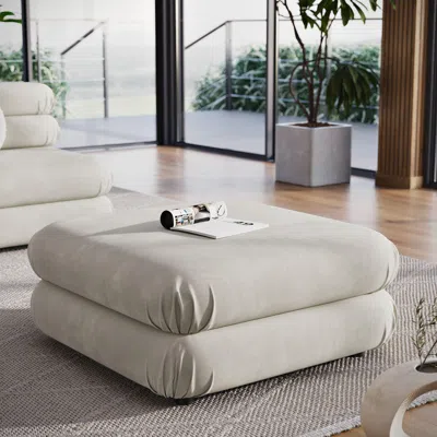 Ashley Modway Jubilee Ottoman In Brown