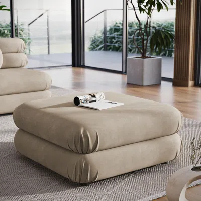 Ashley Modway Jubilee Ottoman In Brown