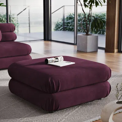 Ashley Modway Jubilee Ottoman In Purple