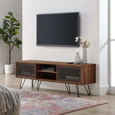 Ashley Modway Nomad 59" Tv Stand In Brown