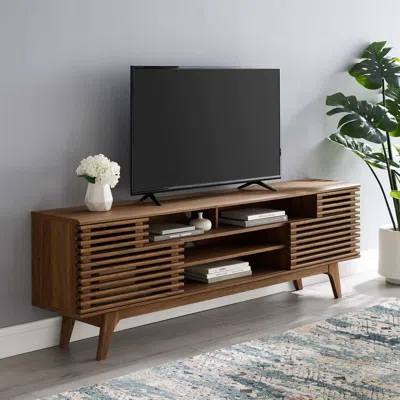 Ashley Modway Render 71" Tv Stand In Brown
