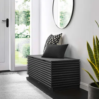 Ashley Modway Render Storage Bench In Gray
