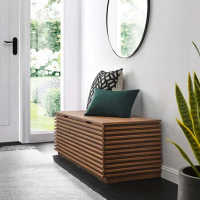 Ashley Modway Render Storage Bench In Brown