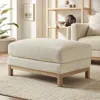 Ashley Modway Roscoe Ottoman In White