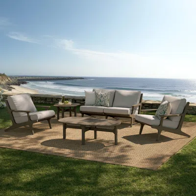 Ashley Modway Saratoga Outdoor Conversation Set In White