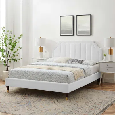 Ashley Modway Sienna Queen Platform Bed In Gray