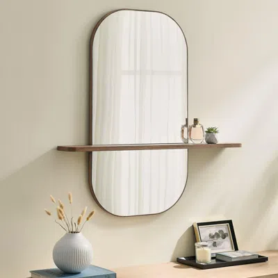 Ashley Modway Solstice Wall Mirror In White