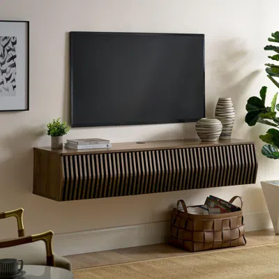 Ashley Modway Vaughn 64" Tv Stand In Brown