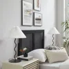 Ashley Modway Wave Table Lamp In Black