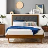 Ashley Modway Willow Full Platform Bed With Angular Frame In Brown