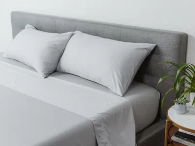 Ashley Molecule Percale 4-piece Full Sheet Set In Gray