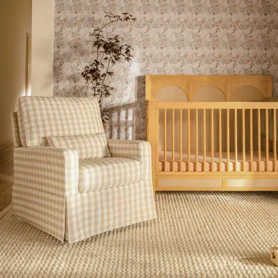 Ashley Namesake Crawford Pillowback Comfort Swivel Glider