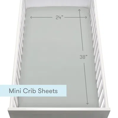 Ashley Newton Baby Solid Mini Crib Sheets (set Of 2) In Multi