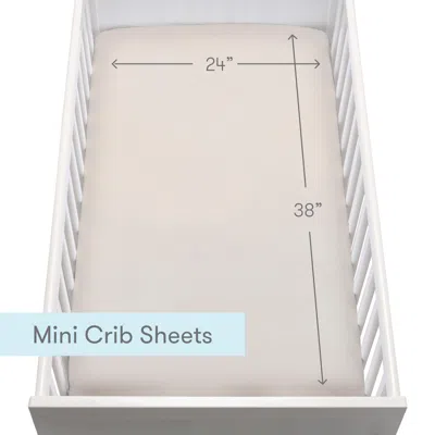 Ashley Newton Baby Solid Mini Crib Sheets (set Of 2) In Pink