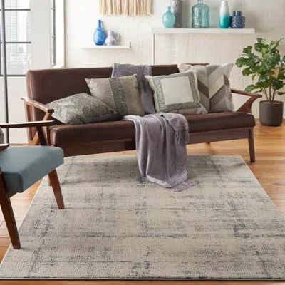 Ashley Nourison And Gray 4'x6' Area Rug In Multi
