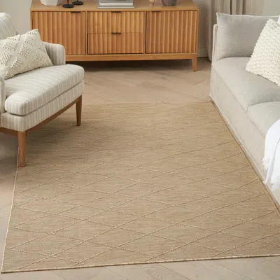 Ashley Nourison Home 6' X 9' Area Rug In Brown