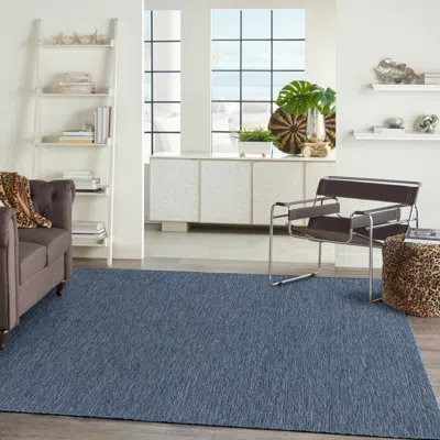 Ashley Nourison Home 9' X 12' Area Rug In Blue