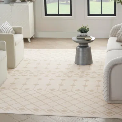 Ashley Nourison Home Grafix 3'9" X 5'9" Geometric Area Rug In Animal Print