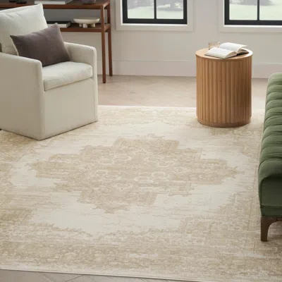 Ashley Nourison Home Grafix 3'9" X 5'9" Medallion Area Rug In Multi