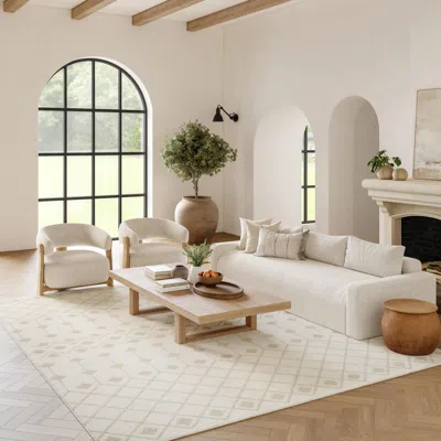 Ashley Nourison Home Grafix 6' X 9' Geometric Area Rug In Multi