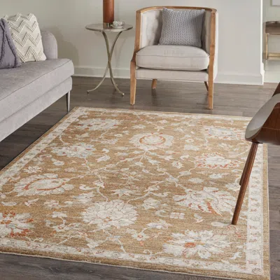 Ashley Nourison Home Infinite Padding 3'11" X 5'11" Area Rug In Brown