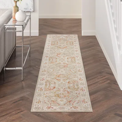 Ashley Nourison Home Infinite Serged 2'3" X 10'2" Runner Rug In Multi