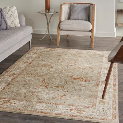 Ashley Nourison Home Infinite Serged 5'3" X 7'8" Area Rug In Multi