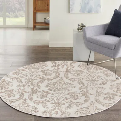Ashley Nourison Home Jubilant 5' Round Area Rug In Multi