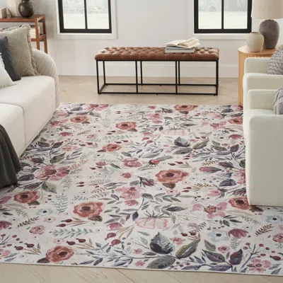 Ashley Nourison Home Machine Washable Series Rug In Multi