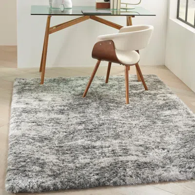Ashley Nourison Home Mixed Dreamy Shag Rug In Gray