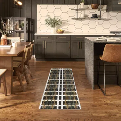 Ashley Nourison Home Nordic 2' X 6' Runner Rug In Multi