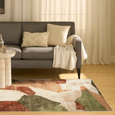 Ashley Nourison Home Nordic Abstract 5' X 7' Area Rug In Multi