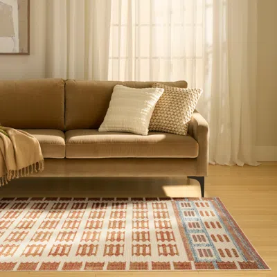 Ashley Nourison Home Nordic Accordion 5' X 7' Area Rug In Multi