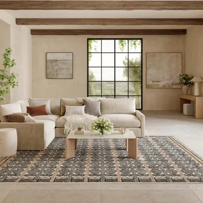 Ashley Nourison Home Nordic Diamond 8' X 10' Area Rug In Multi